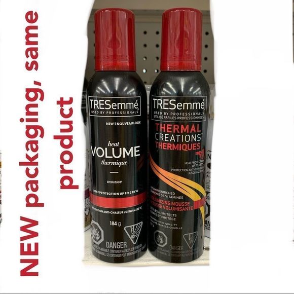 2pk TRESEMME Thermal Creations volume boosting mousse spray Heat Protection NEW - Picture 3 of 3